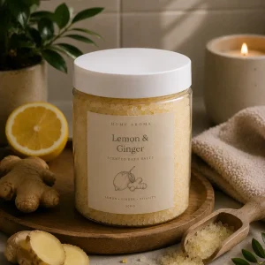 Sól do kąpieli –  Cytryna z imbirem, 500 g