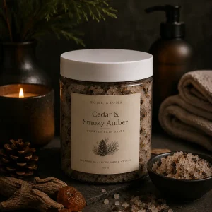 Sól do kąpieli – Cedr i dymny bursztyn, 500 g
